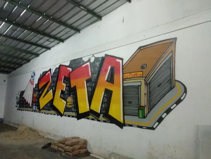 ZETA graffiti wall
