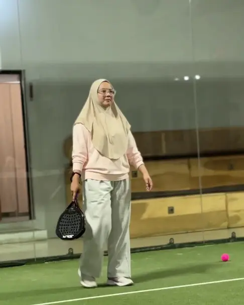 A player on court