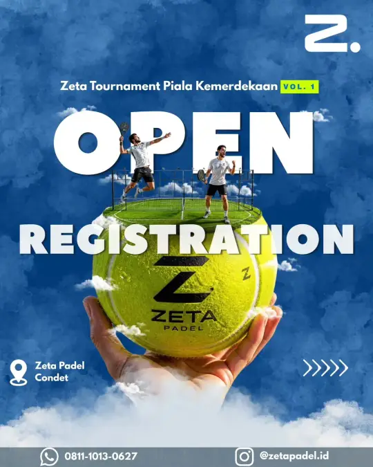 Zeta Tournament open registration poster